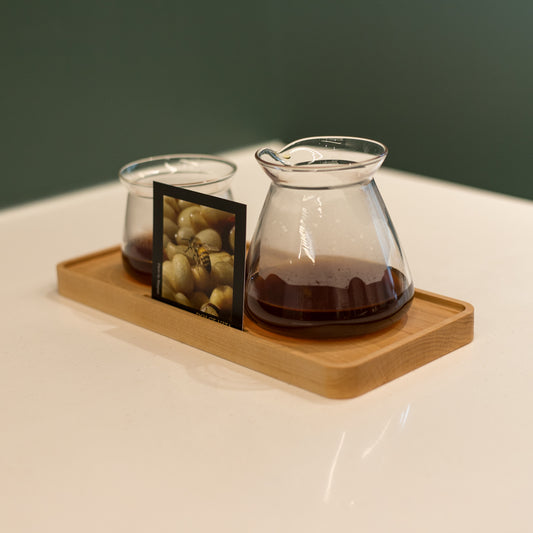 Coffee Tray with Raised Lip