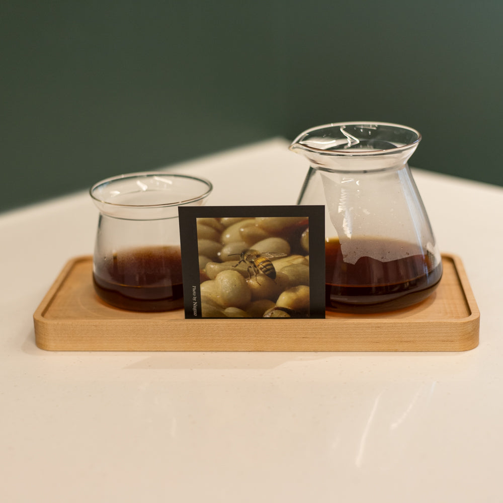 Coffee Tray with Raised Lip