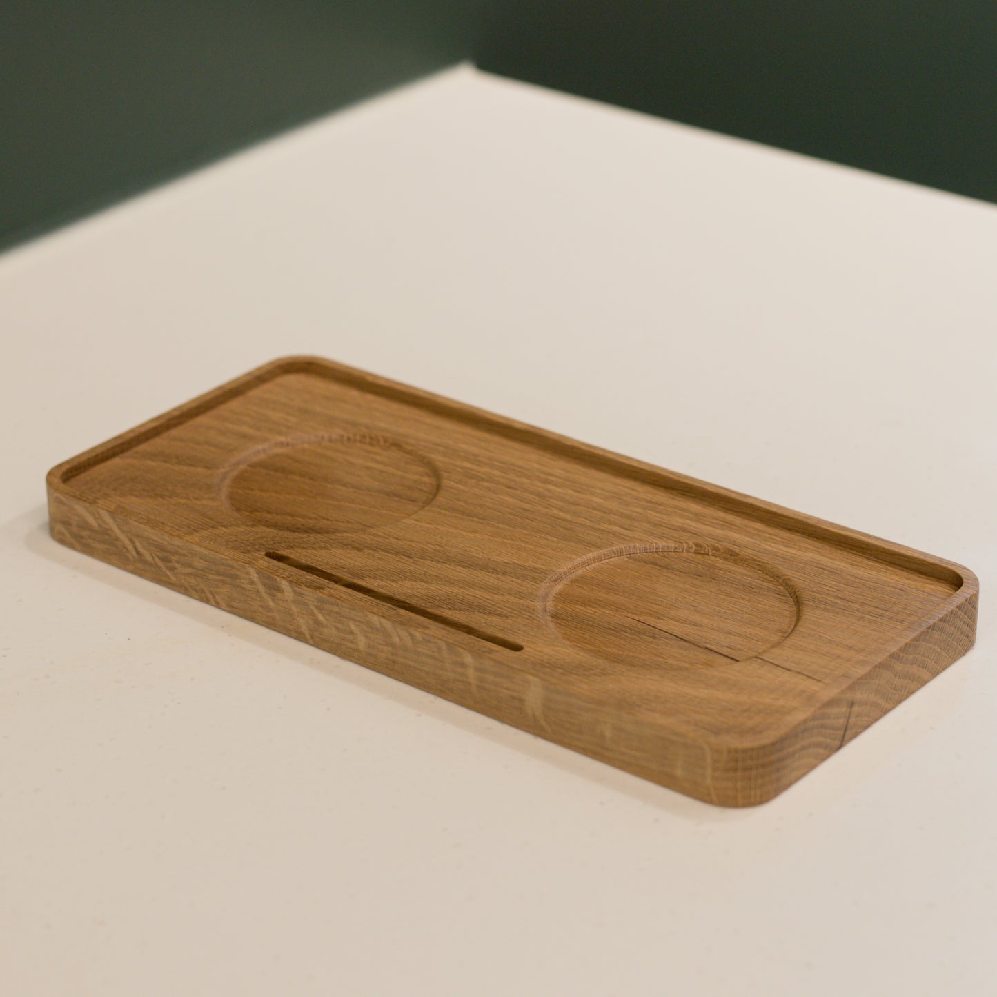 Coffee Tray with Raised Lip