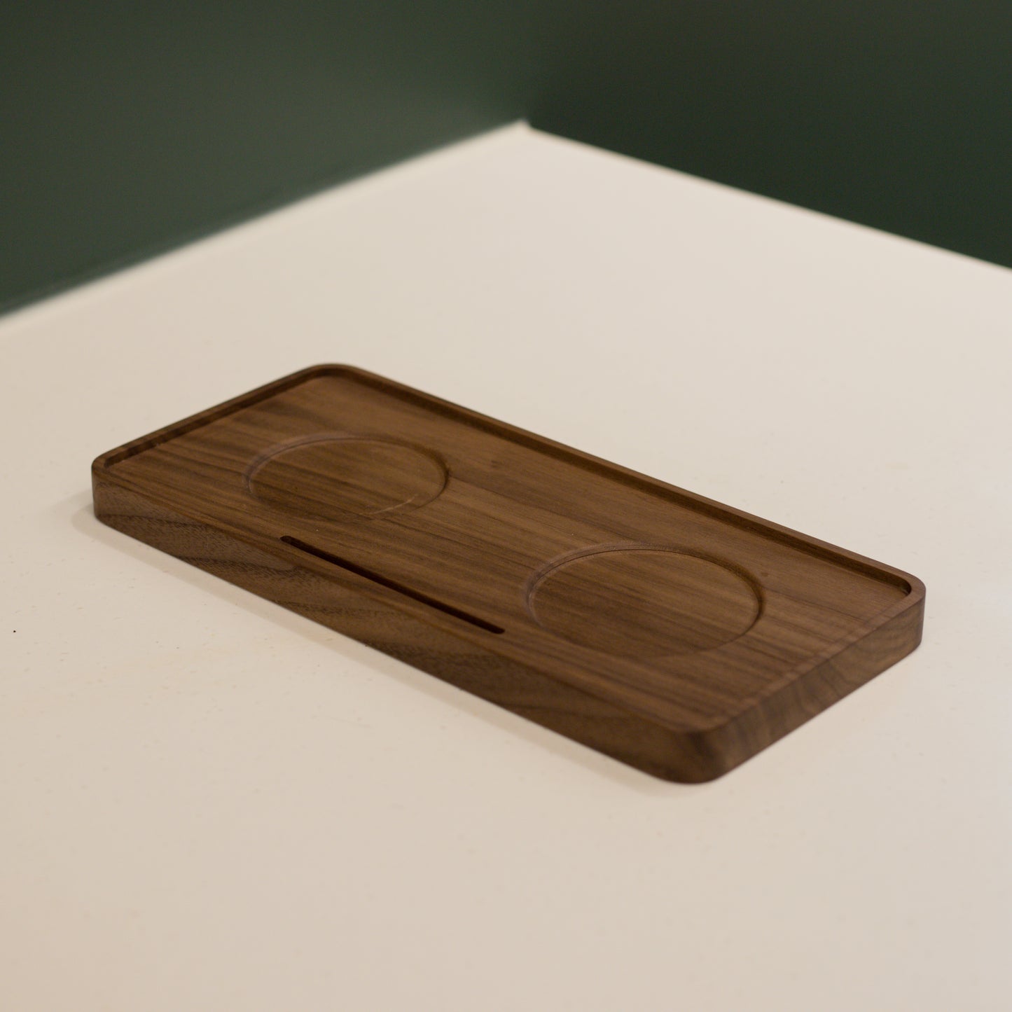 Coffee Tray with Raised Lip